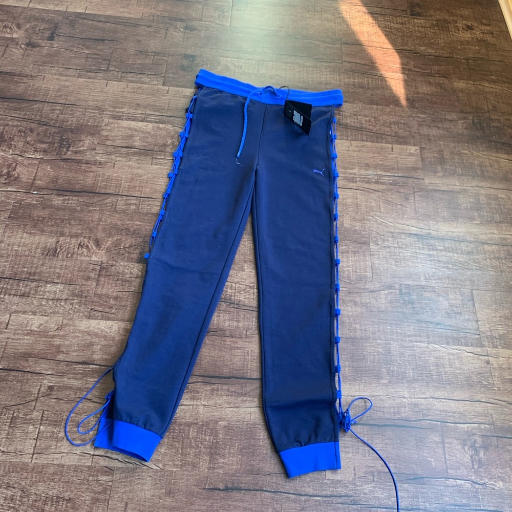 Puma by Rihanna Fenty XL cobalt blue jogger pants